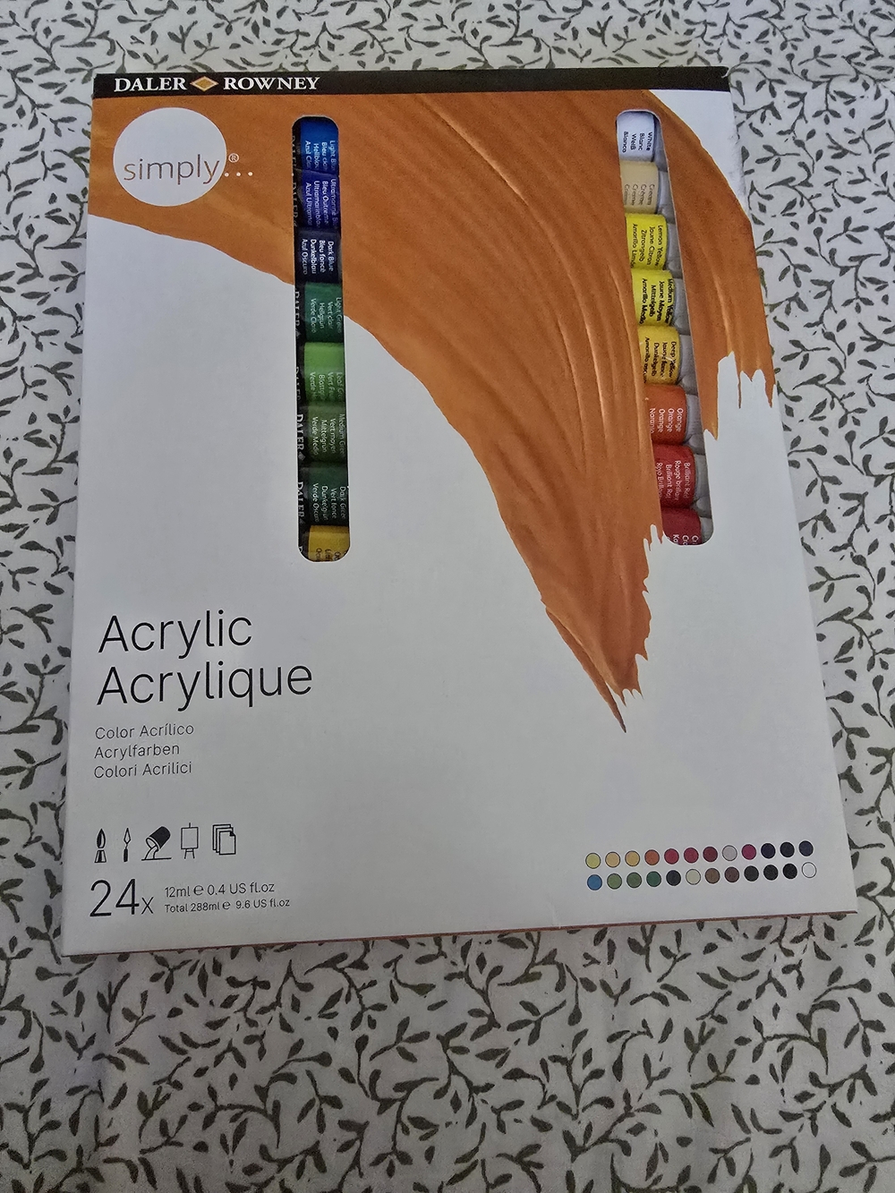 Daler Rowney Acrylic Paint Set of 24